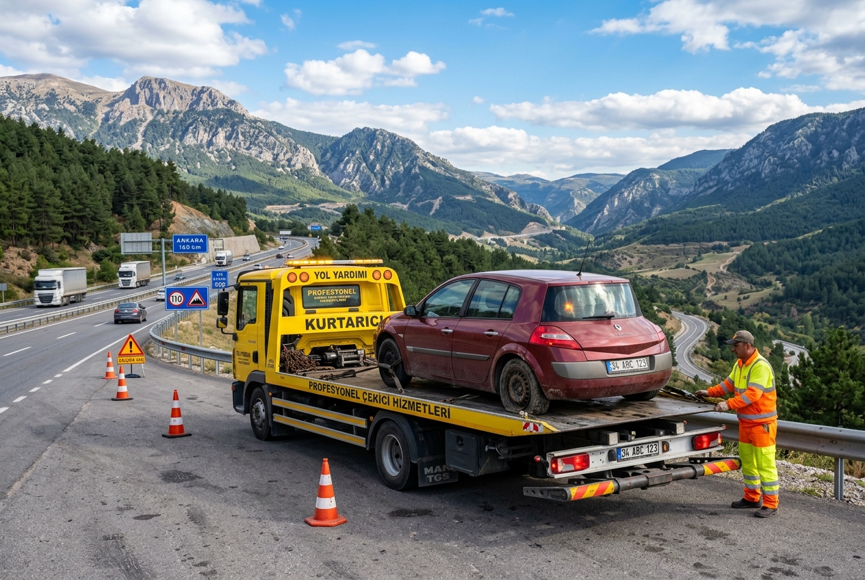 Çekici hizmeti Bolu